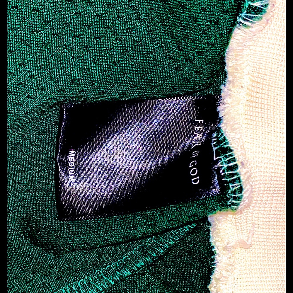 100% silk FEAR OF GOD lined BRAND NEW WITHOUT TAGS AUTHENTIC DROP CROTCH BEIBER - Picture 15 of 15